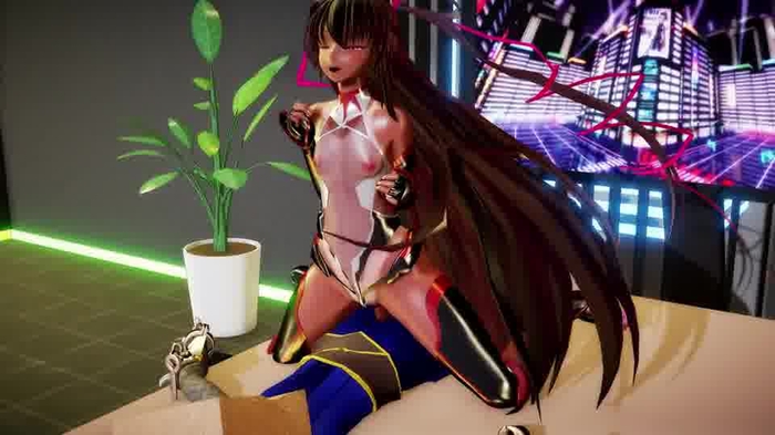 対魔忍MMD 達郎、危機一発