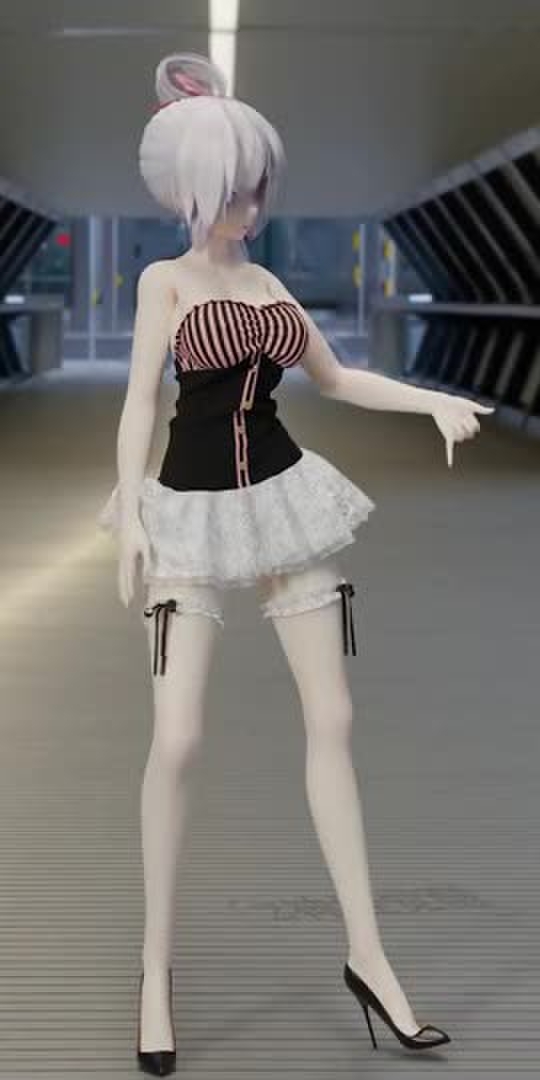 【光辉/illustrious-MMD】pH 值超标--【018】[soft body]