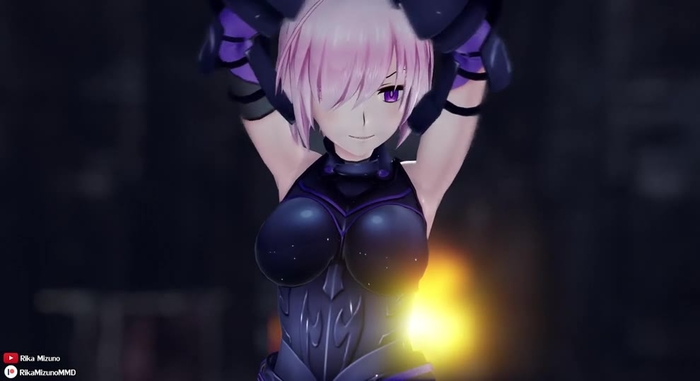 【MMD R-18】 Usseewa - Mash Kyrielight