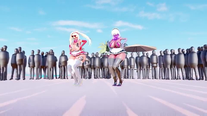 ネロとアルトリアオルタでDEEP BLUE TOWNへおいでよ