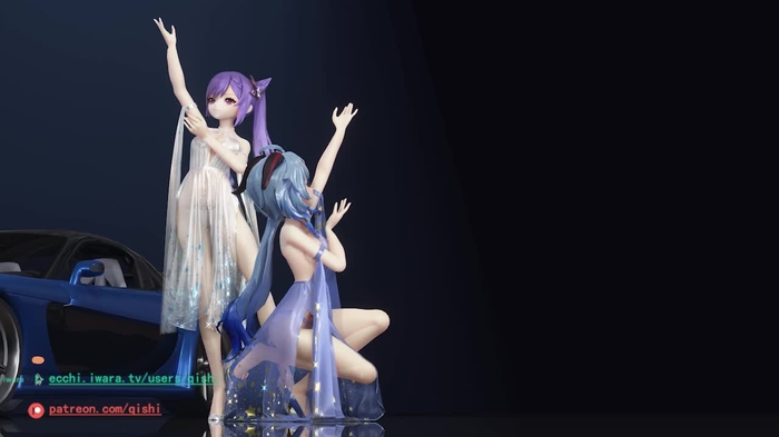 刻晴&甘雨——霜雪千年——4K