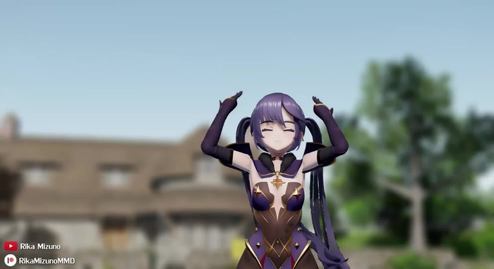 【MMD R-18】 VIVID Imagination - Mona Genshin Impact
