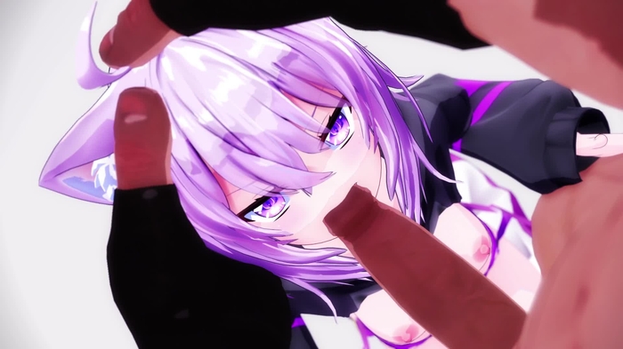 おかゆんにもぐもぐループしてもらう動画 Blowjob Loop