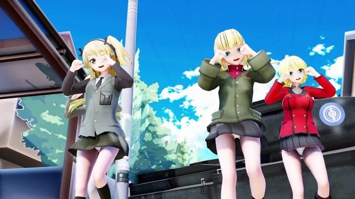 島田愛里寿でシュレディンガイガーのこねこ [Girls und Panzer]