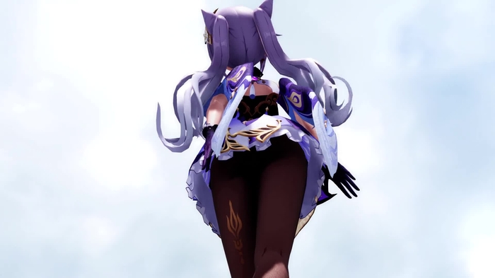 【MMD R18】ヒビカセ [Genshin Impact] Keqing 刻晴