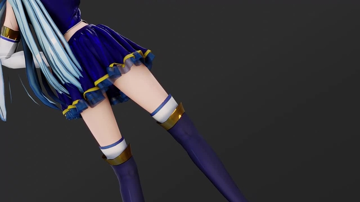 【布料解算】nude aqua