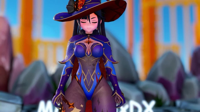 【MMD/Genshin Impact】莫娜 - 気まぐれメルシィ