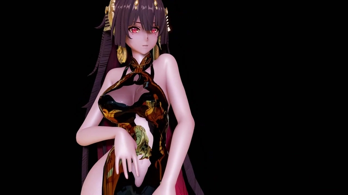 【Sexy Dress】情趣黑丝 旗袍-(战双帕弥什)--露西亚- 2