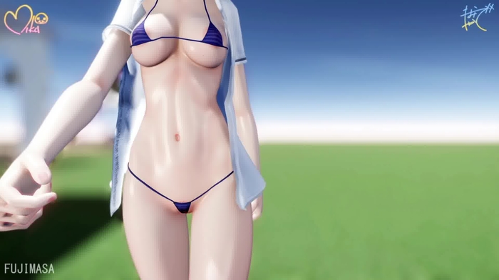 【MMD】美嘉と奏で 乱躁滅裂ガール ようつべ差分 494