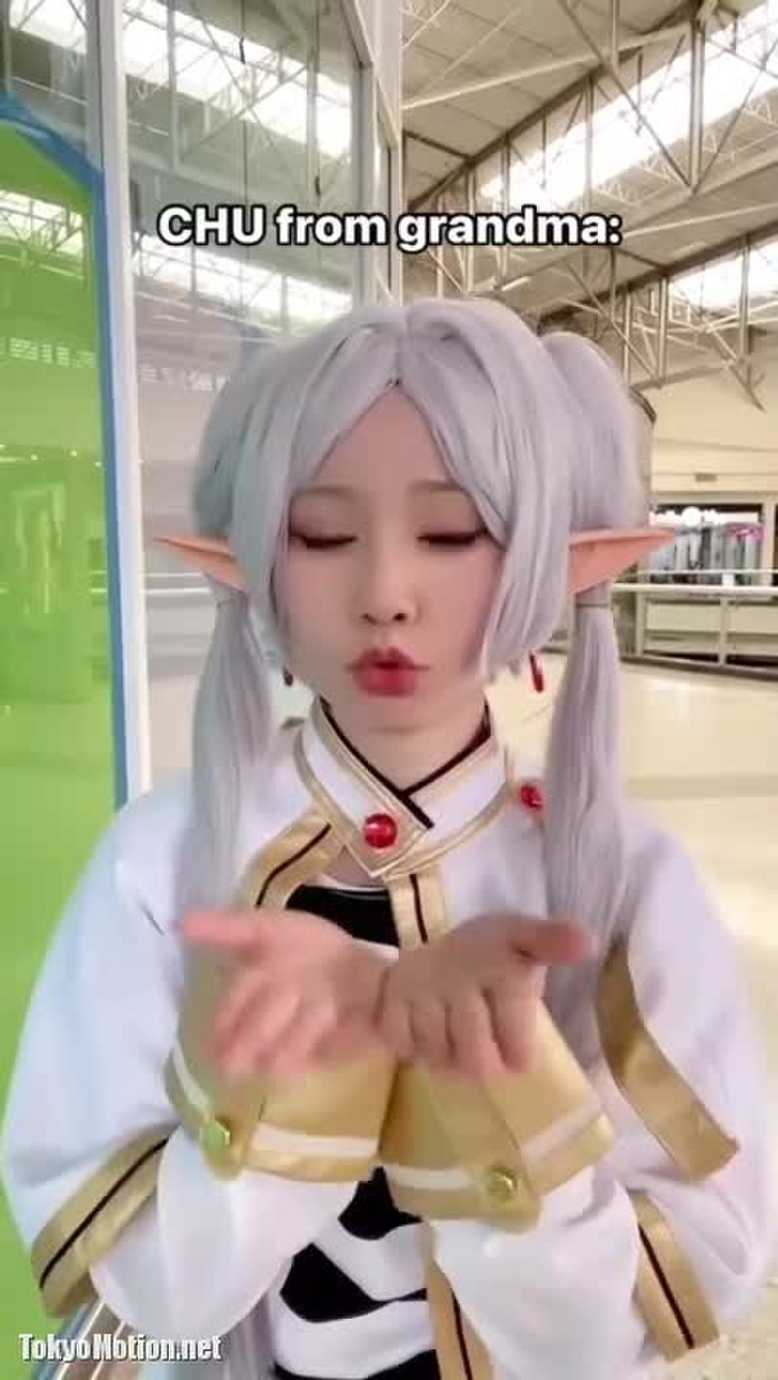 ずっと年上のお姉さんからの投げキッス【フリーレンコスプレ】#cosplay #コスプレ