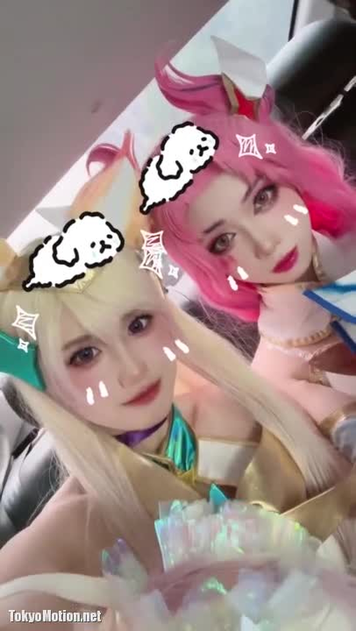 今天是——阿狸和卡莎！ #leagueoflegends #cosplay #starguardian #真真mako #小风加载中 #英雄联盟 #星之守护者#コスプレ