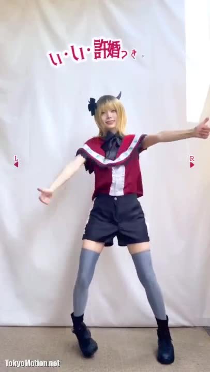 【MEMちょコスで踊ってみた】許婚っきゅん ano【らんま12 OP】【神綺杏菜】#Shorts#cosplay #コスプレ