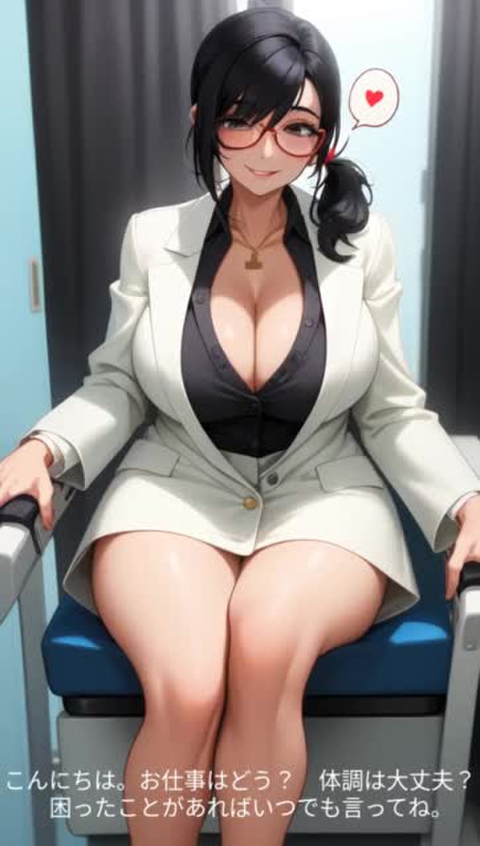 Whisper ASMR 2-10, Naughty Doctor (Japanese, Hentai, AI-generated) 2