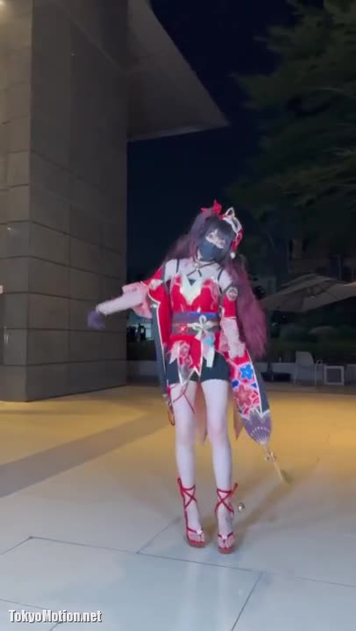 【鱼肉肉】丸辣~都2024了嘛 #忍者棒棒舞 #宅舞 #花火#cosplay #コスプレ