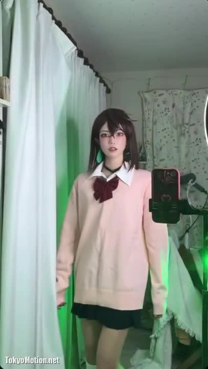 【#松本まりかチャレンジ 】楽しくやらせて頂きました🤣これはアイラちゃんよりモモちゃんでやりたかった#ダンダダン#dandadan #cosplay #cosplay #コスプレ