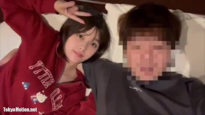 スマホ個人撮影 「チューしよ♡」かわいい彼女とイチャハメ中出し！