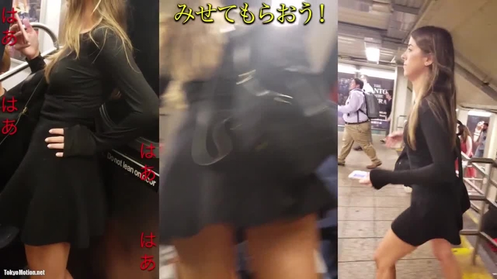 外人・逆さ撮り・仕事帰り・乳首お姉さん・パンチラ盗撮動画