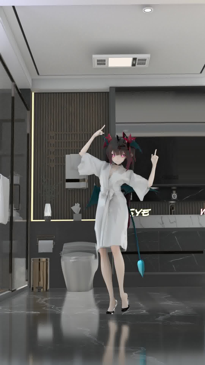 【Star Rail MMD】 入浴前の汗かき運動 [の...] この浴衣は本当にベタベタ(>.<*)lll