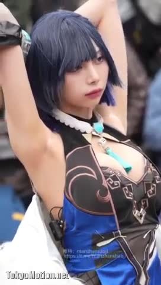 コスプレイヤー 乳輪チラ 胸チラ 無修正