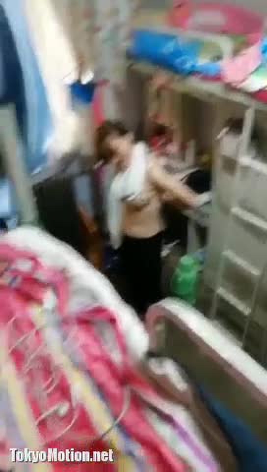 【流出】中国の女子寮盗撮