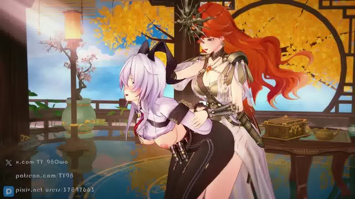 [Wuthering Waves] Augusta x Zani Futa Sex 鸣潮(Request)