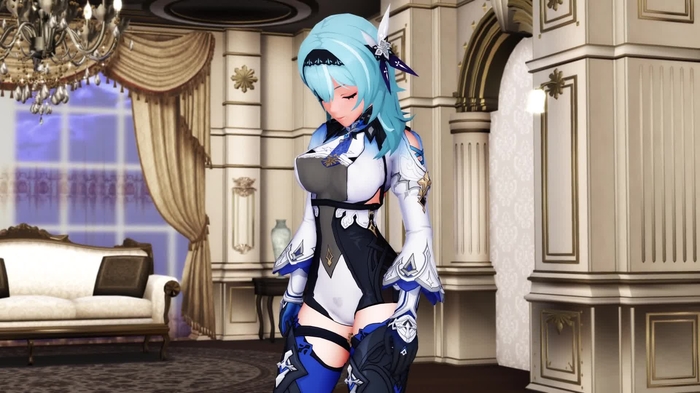 [MMD原神] StickySticky（エウルア）